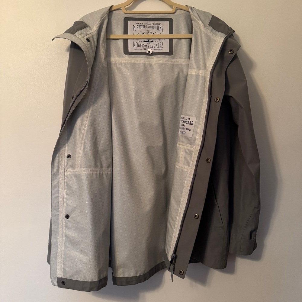 Poler Gray Rain Jacket - image 4